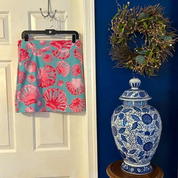 Women’s Anna Clare Active Polyester & Spandex Blue & Pink Golf Skort Size M - Picture 1 of 7